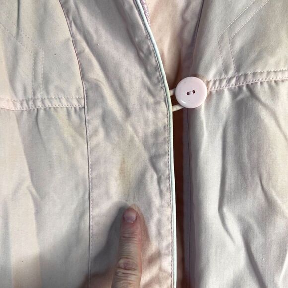Mulberry Street Vintage Pink‎ Retro Granny Core Button Front Jacket Size Large - Picture 13 of 15